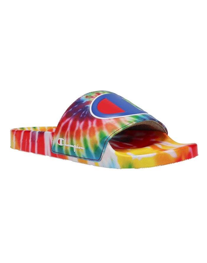 Champion Herre Badesandaler Flerfarvede - Ipo Tie-Dye - Danmark ZDF-051476